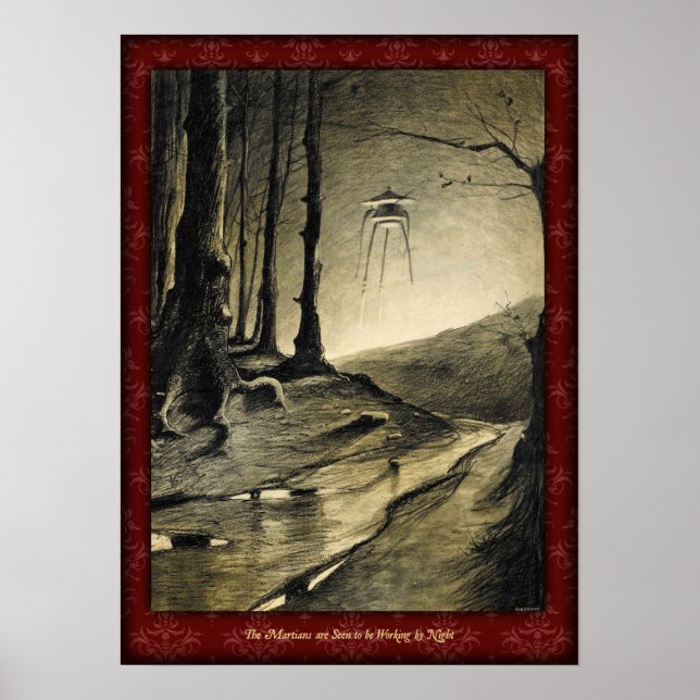 H G Wells War of the Worlds Poster 2 (Devant)