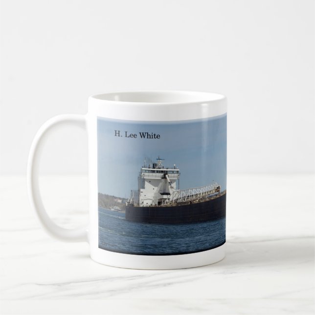 H Lee Blancs photo complète mug (Gauche)