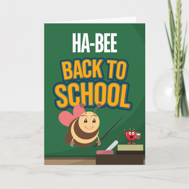 HA-BEE RETOUR À LA CARTE SCOLAIRE (Devant)