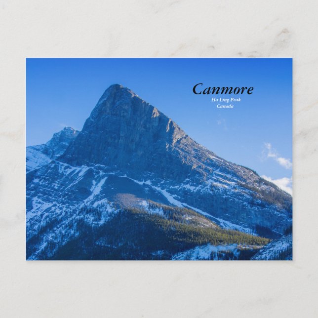 Ha Ling Peak, Carte Postale Canmore (Devant)