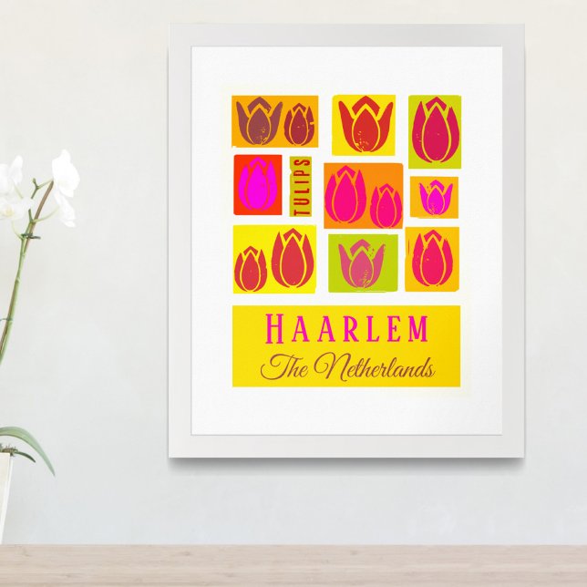 Haarlem Tulips Pays-Bas Holland Poster (Créateur téléchargé)