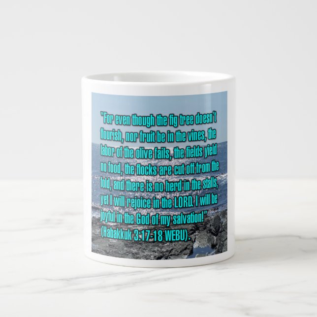 Habacuc 3:17-18 WEBU Mug (Devant)