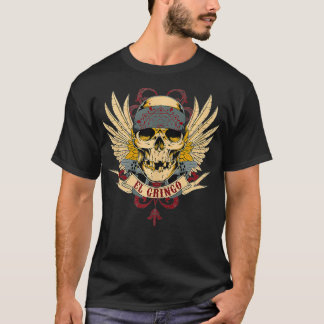 Habillement crâne El Gringo Style Hard Rock Haut