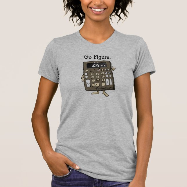 Habillement de T-shirt de calculatrice de bande (Devant)
