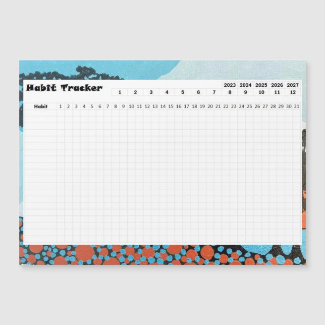 Habit Tracker Monterey Cypress (Devant)
