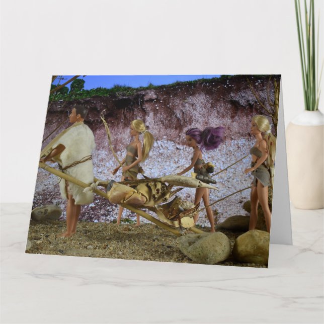 Habitat Préhistorique. Carte (Devant)