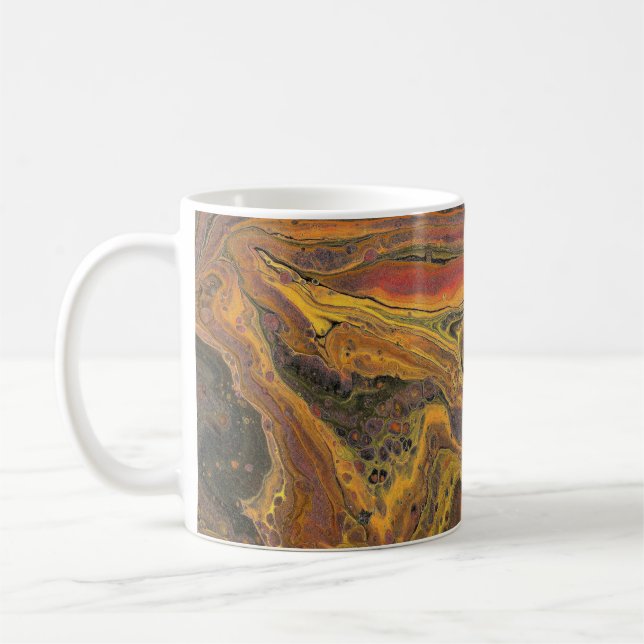 Habitude d'aimer 2 Mug Abstrait (Gauche)