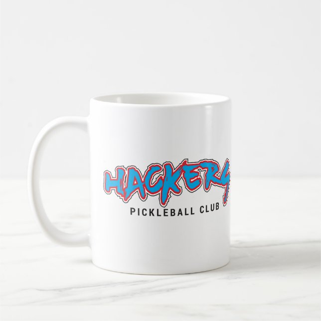 HACKERS Pickleball Club Classic Mug (Gauche)
