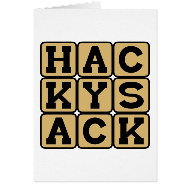 Hackysack, Footbag (Devant)
