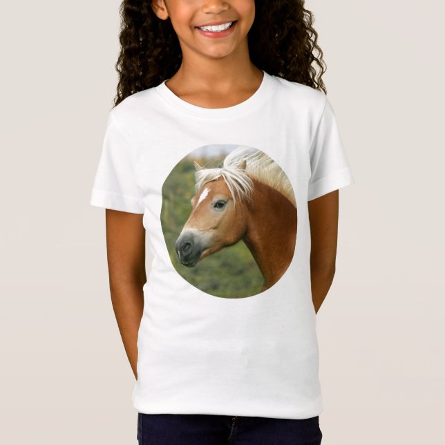 Haflinger badine le T-shirt (Devant)