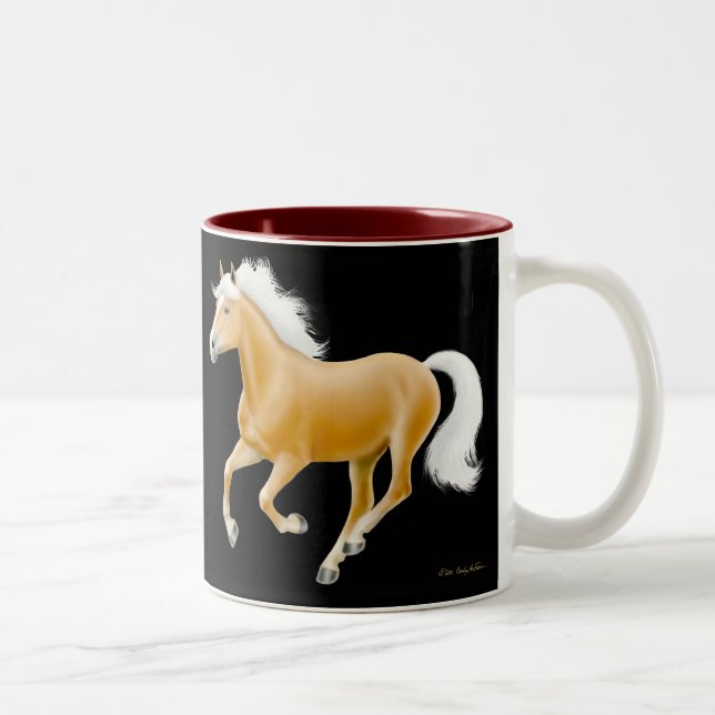 Haflinger Palomino Cheval Mug (Droit)