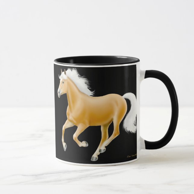 Haflinger Palomino Cheval Mug (Droite)