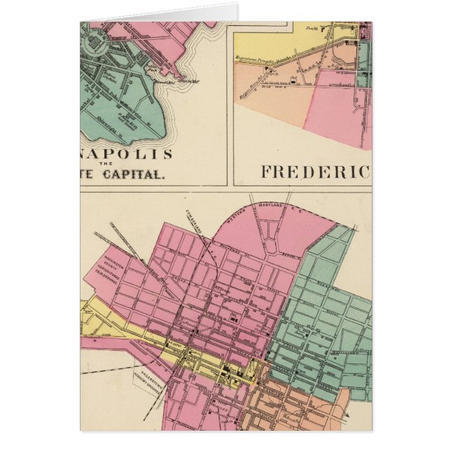 Hagerstown, Annapolis, Frederick City (Devant)