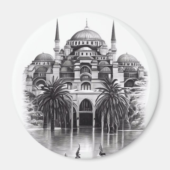 Hagia Sopya à Istanbul Magnet Turquie (Devant)