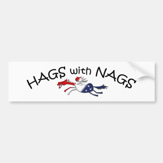 Hags avec Sticker Patriotic Bumper Nags (Devant)