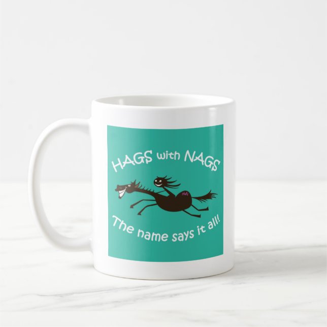 Hags with Nags Mug (Gauche)