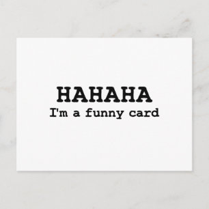 Hahaha drôle carte postale