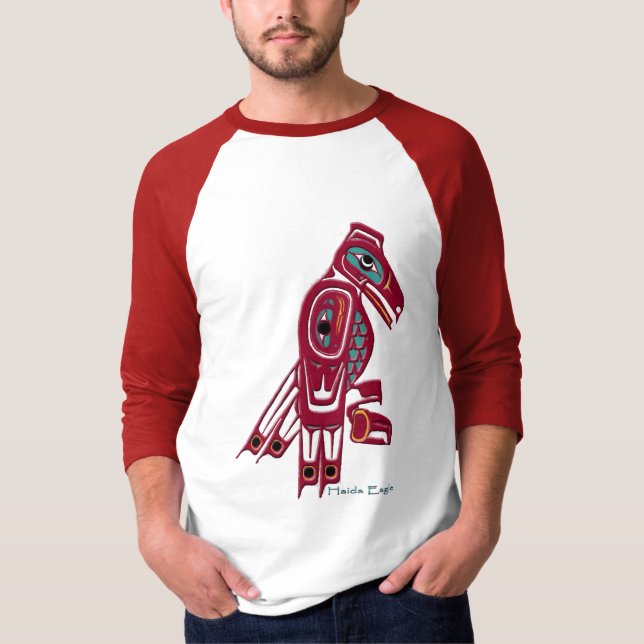 HAIDA EAGLE Collection de T-shirts d'art amérindie (Devant)