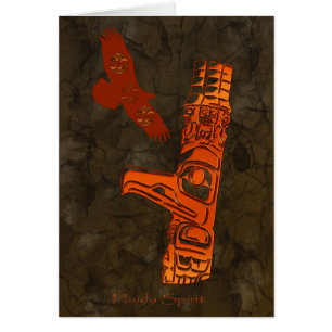 Haida Eagle & Totem Pole Art Series