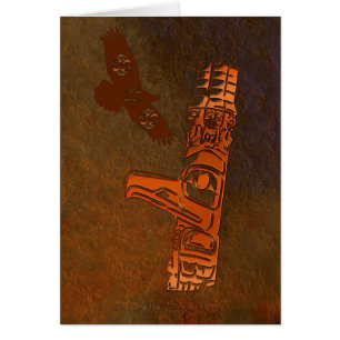 Haida Eagle & Totem Pole Art Series
