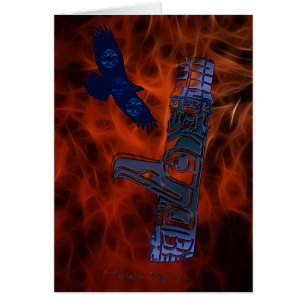 Haida Eagle & Totem Pole Art Series