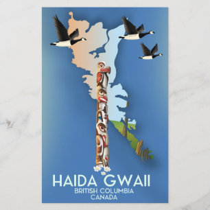 haida gwaii Colombie-Britannique carte canadienne