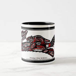 "HAIDA SPIRIT" Wild Otter Partisan de la faune Mug