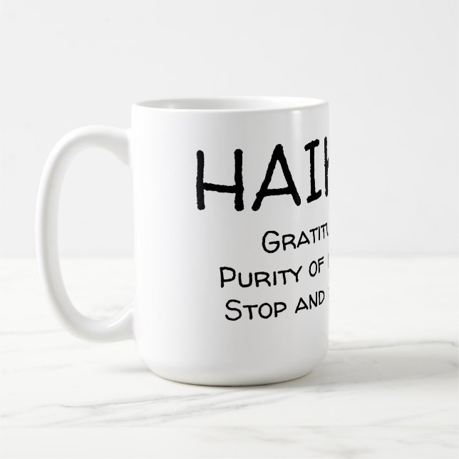 HAIKU 13 Mug (Gauche)