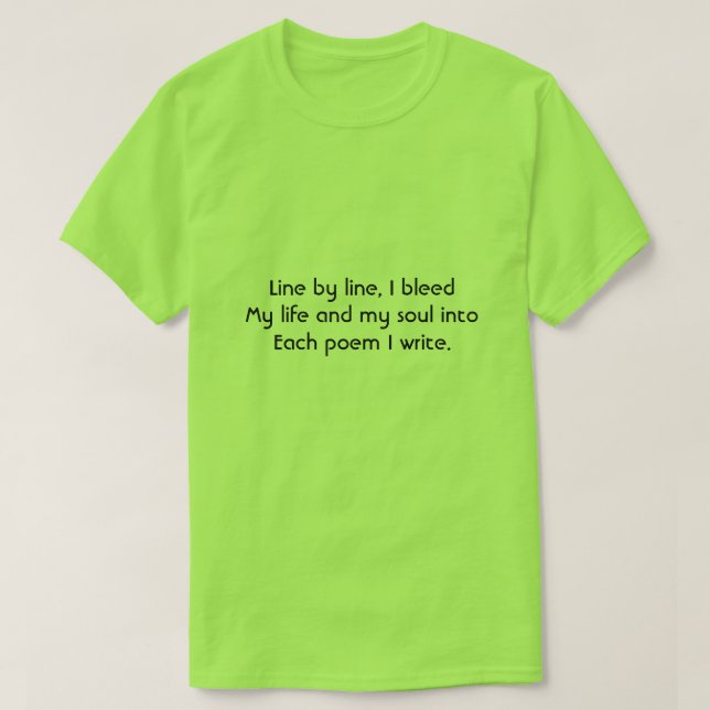 "Haiku 68" T-shirt (Design devant)