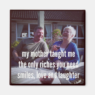 Haiku Fridge Magnet - Ma Mère M'A Appris