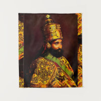 Haile Selassie HIM Jah Rastafari Tapisserie