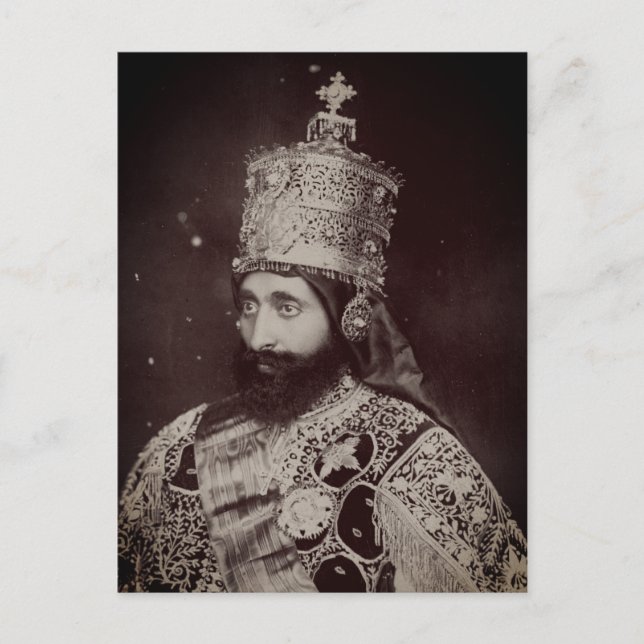 Haile Selassie - HIM - Rastafari - Carte postale (Devant)