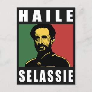 Haile Selassie - HIM - Rastafari - Carte postale