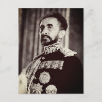 Haile Selassie - HIM - Rastafari - Carte postale