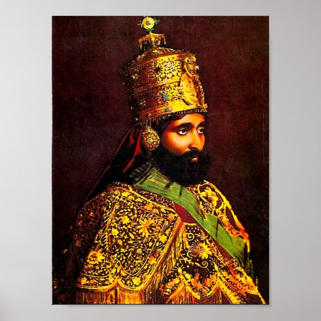 Haile Selassie I Coronation Poster (Devant)