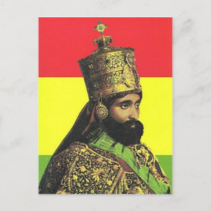 Haile Selassie I - HIM - Jah Rastafari - Carte pos