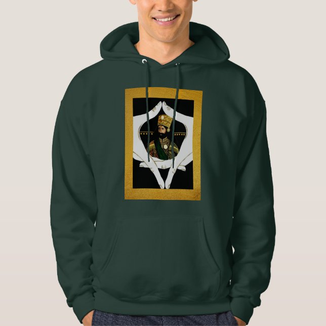Haile Selassie - Jah Rastafari Rasta Reggae Sweat  (Devant)