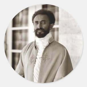 Haile Selassie - Messiah - Jah Rastafari Sticker