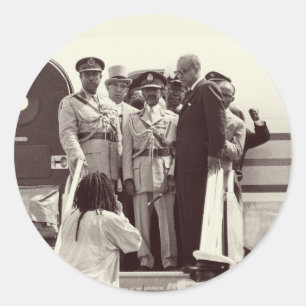 Haile Selassie - Messiah - Jah Rastafari Sticker