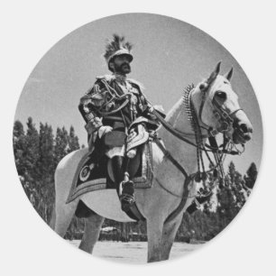 Haile Selassie - Messiah - Jah Rastafari Sticker
