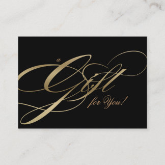 Hair Styliste Certificat cadeau Black Gold