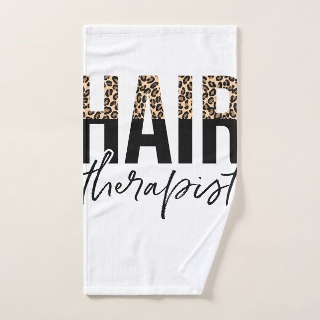 Hair Therapist Hair Stylist Hairtravist (Serviette à main)