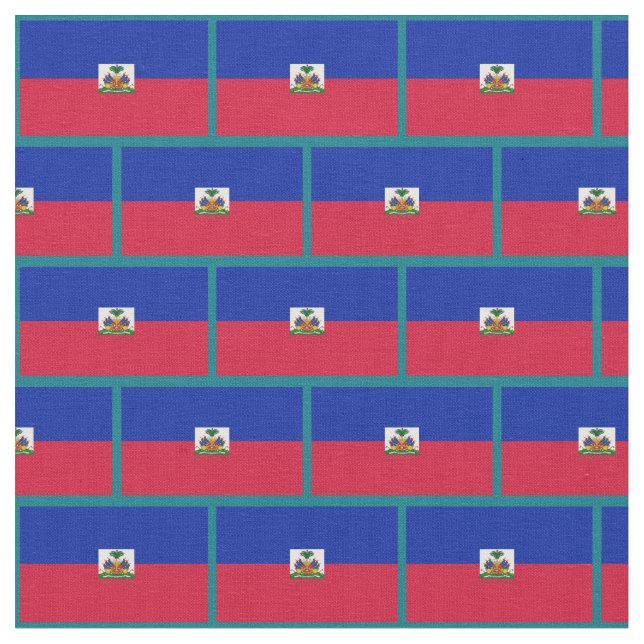 Haïti, Drapeau haïtien Tissu /mode tendance (Fermer)