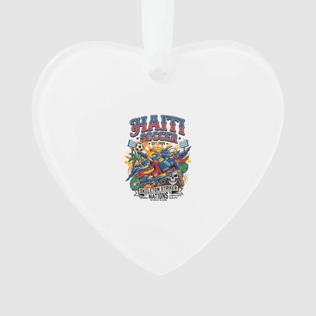 Haïti Football Squelette Attaquant Nations Style A (devant)