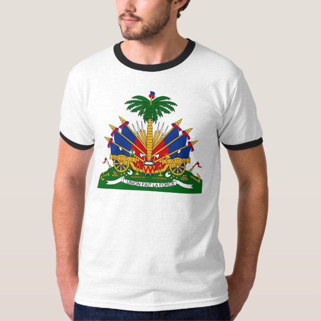 Haïtien - T-shirt à armures (Devant)