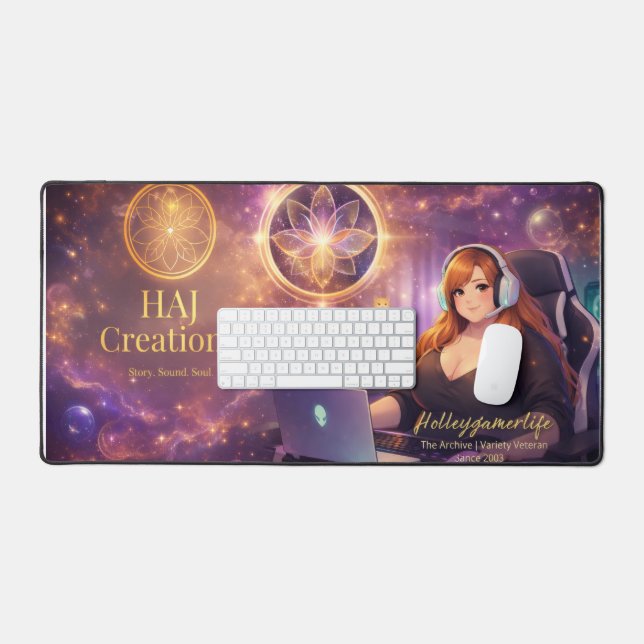 Haj Creations: "The Archive" Signature Art Mat (Clavier et souris)