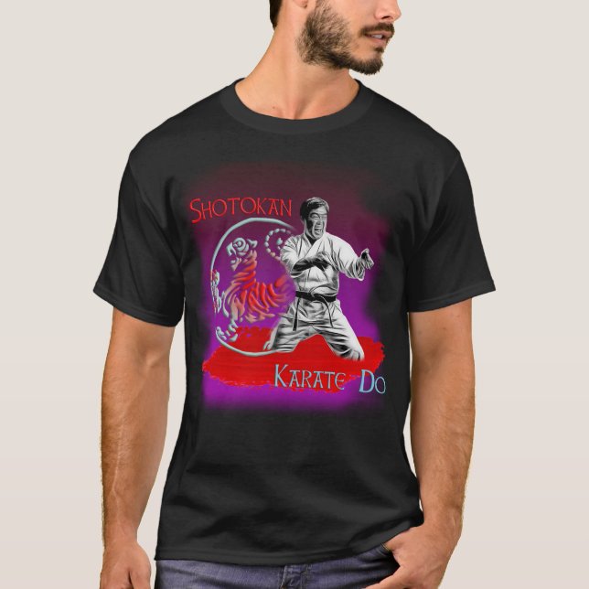 Hajime Shotokan Karate Kumite Martial Arts T-shirt (Devant)