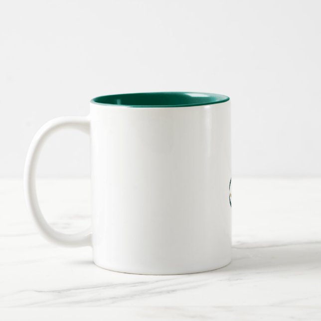 Hajj Mabroor Mug Vert et doré (Gauche)