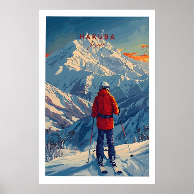 Hakuba Ski Poster 1 (Devant)