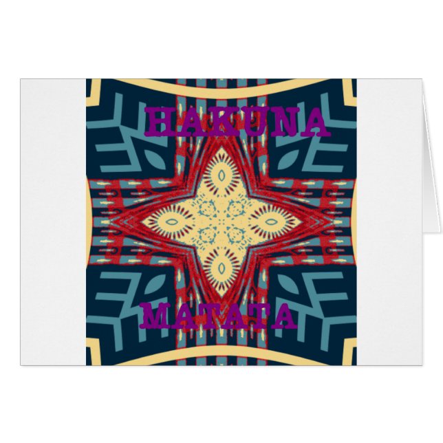 Hakuna Matata espoir design (Devant horizontal)